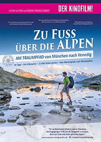 Filmplakat Zu Fu ber die Alpen - Der Kinofilm