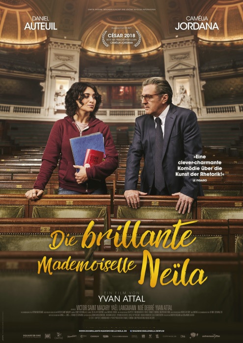 Filmplakat Die brillante Mademoiselle Nela