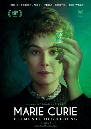 Filmplakat MARIE CURIE - Elemente des Lebens