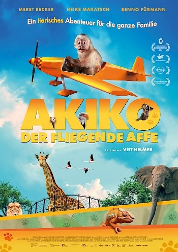Filmplakat AKIKO - Der fliegende Affe