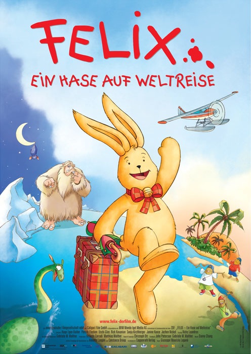 Felix - Ein Hase auf Weltreise Filmplakat Felix - Ein Hase auf Weltreise