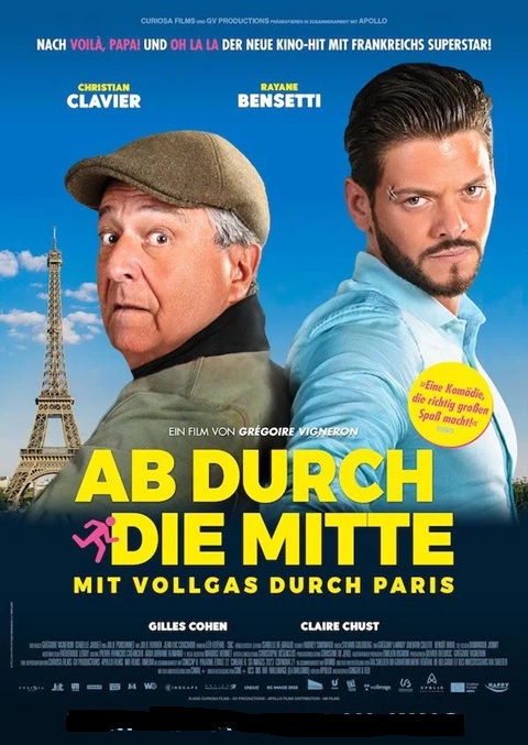 Filmplakat Ab durch die Mitte - Mit Vollgas durch Paris