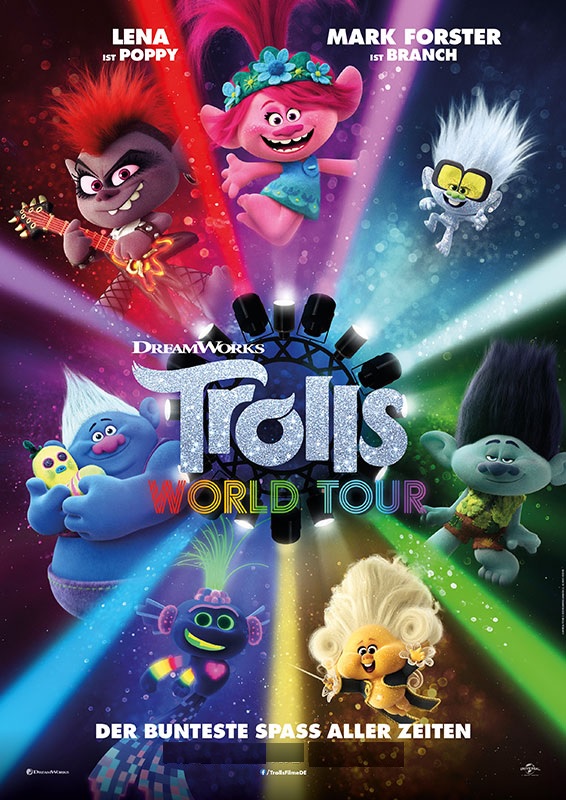 Filmplakat TROLLS WORLD TOUR