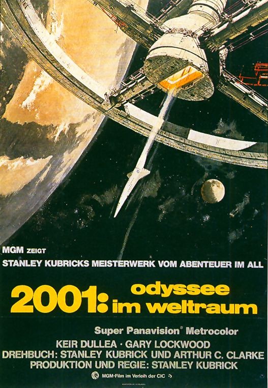 Filmplakat 2001 - Odysse im Weltraum