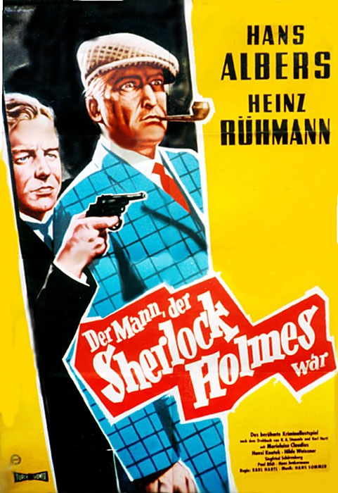 Filmplakat Der Mann, der Sherlock Holmes war