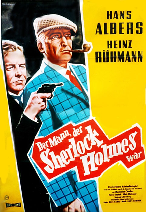 Filmplakat Der Mann, der Sherlock Holmes war