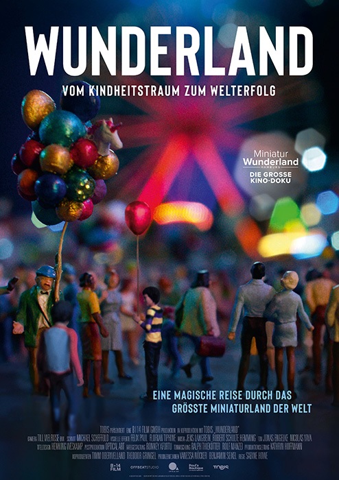 Filmplakat WUNDERLAND - Vom Kindheitstraum zum Welterfolg