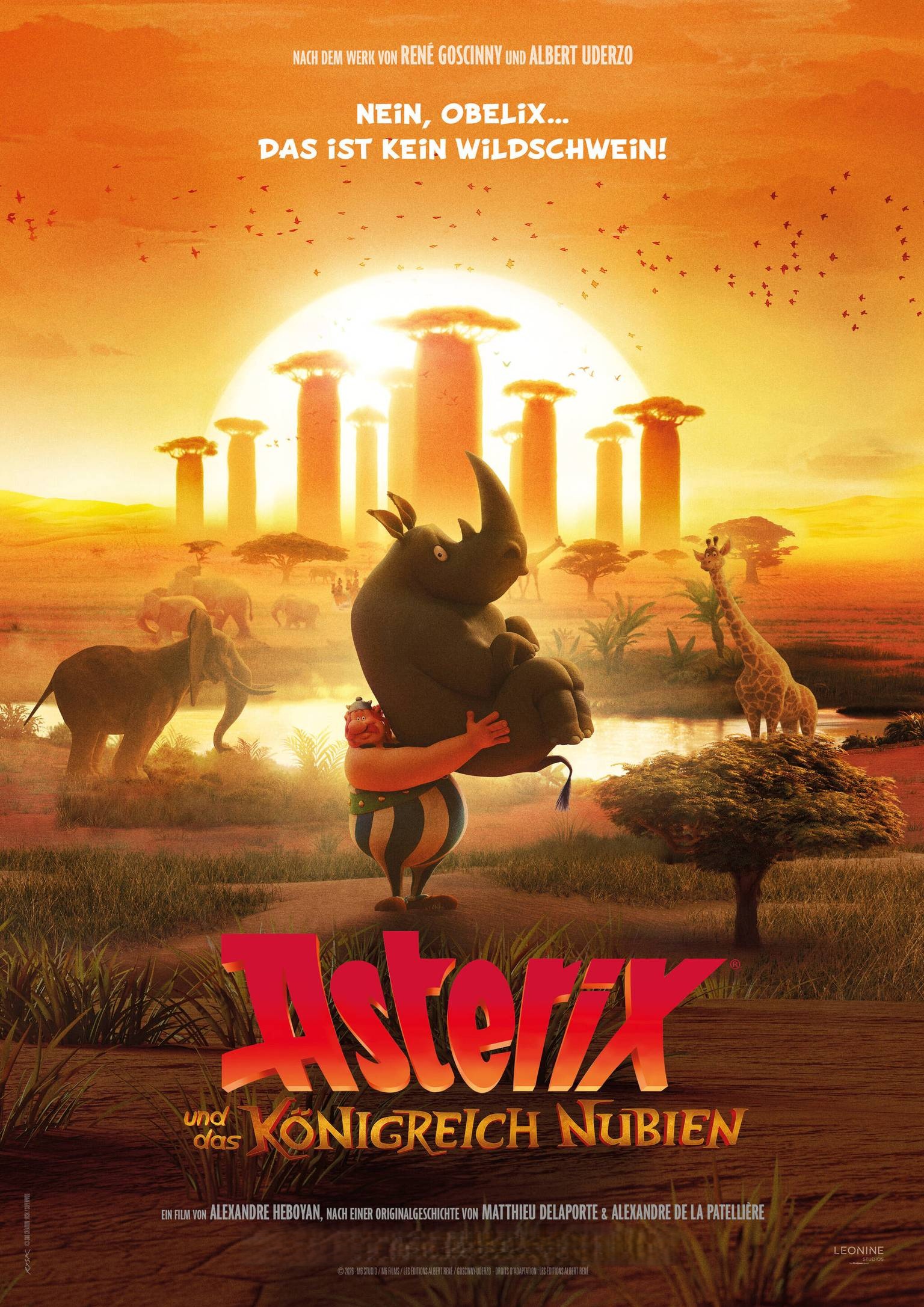 Filmplakat Asterix und das K�nigreich Nubien